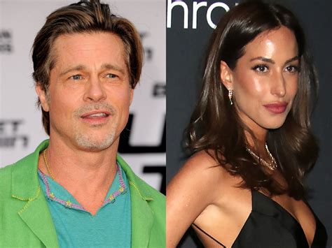 images of brad pitt and new girlfriend